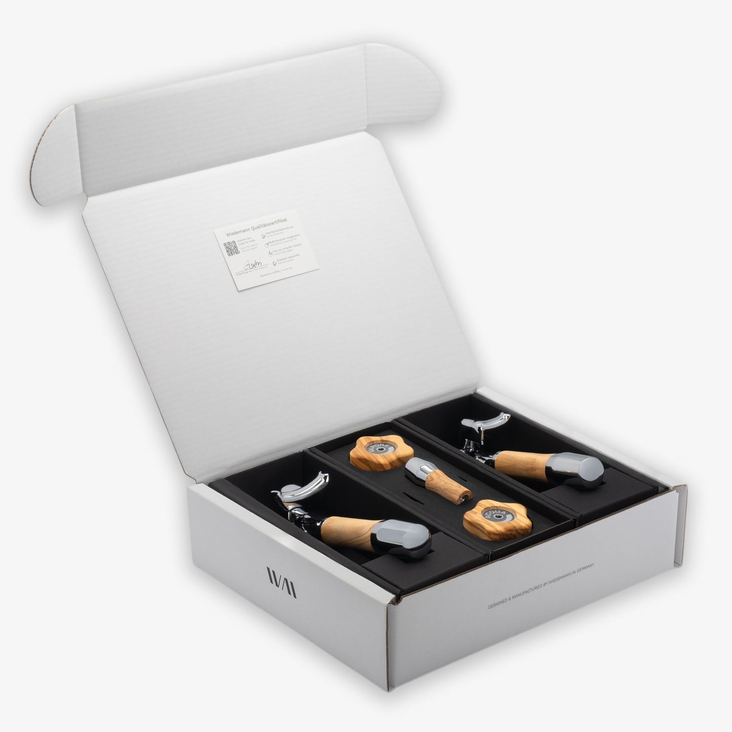 Griffset elegant für ECM mit Drehrädern