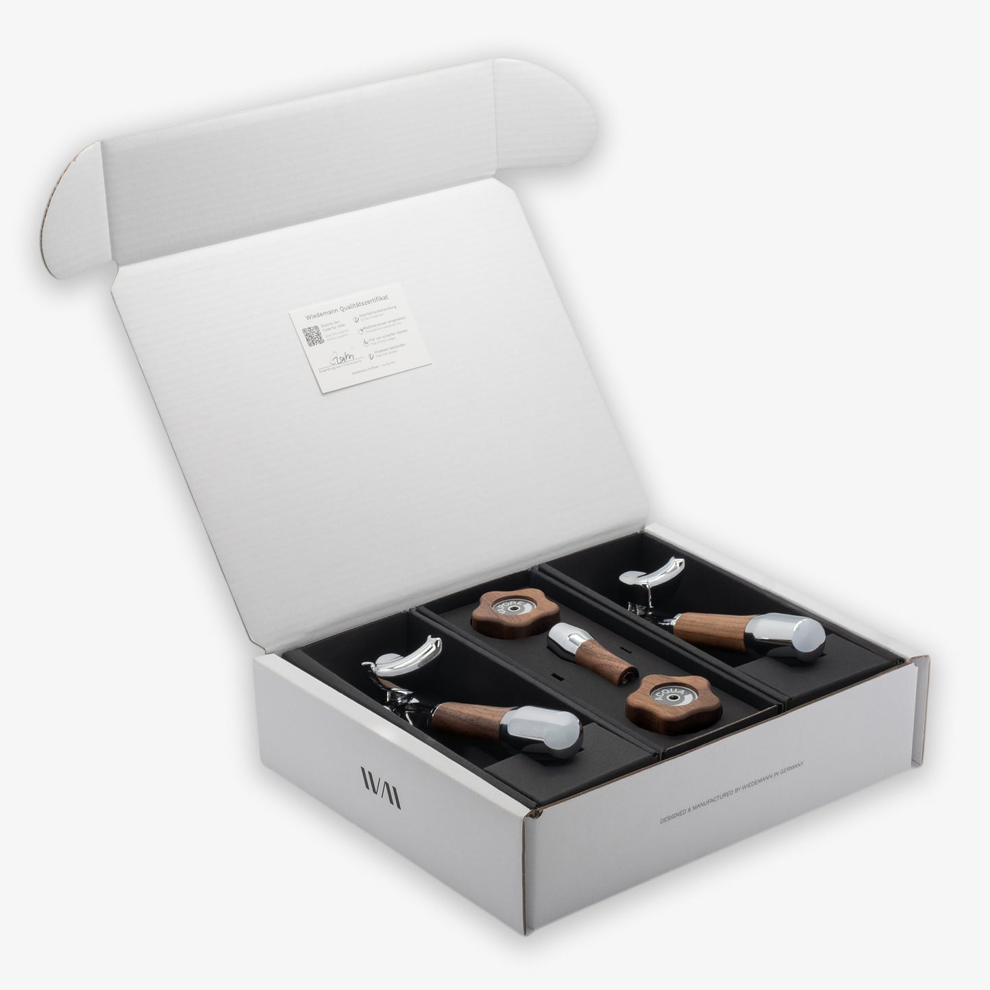 Griffset elegant für ECM mit Drehrädern