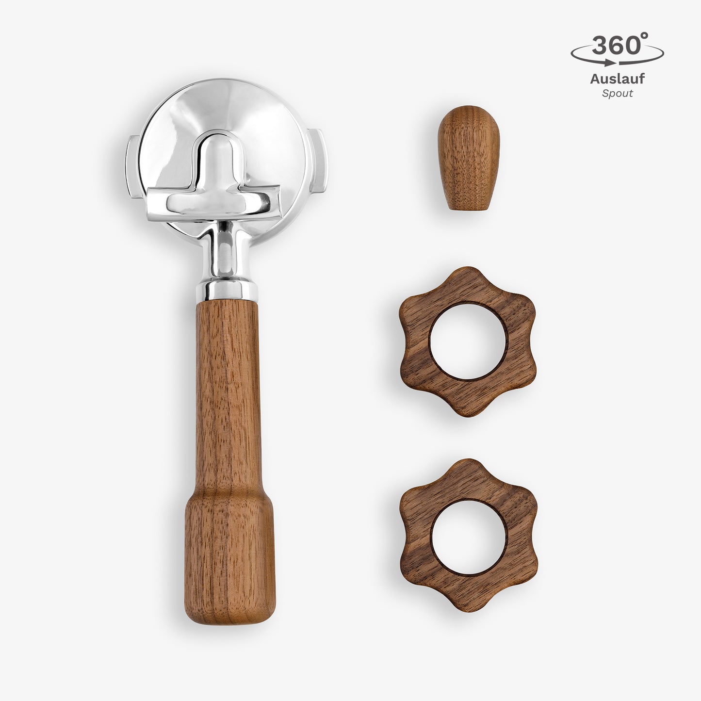 Griffset classic Drehräder universal 4-tlg.