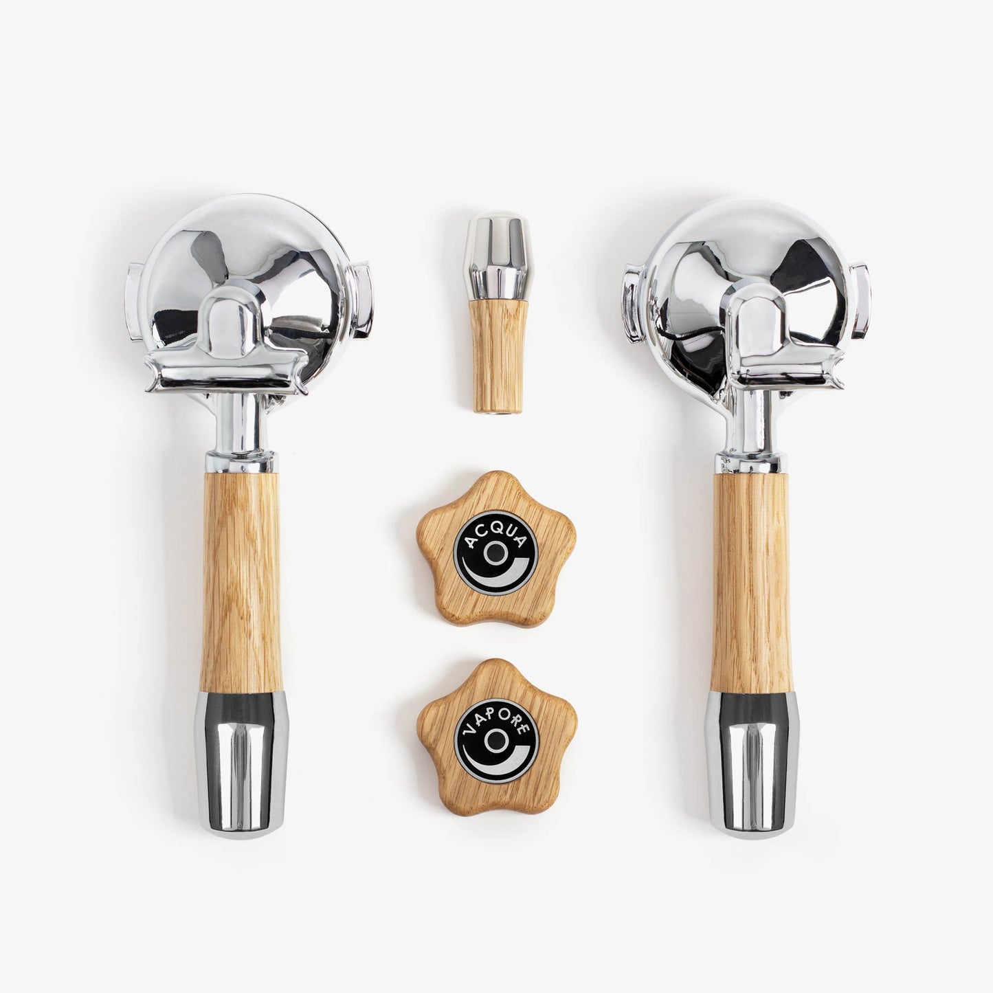 Griffset elegant für ECM mit Drehrädern