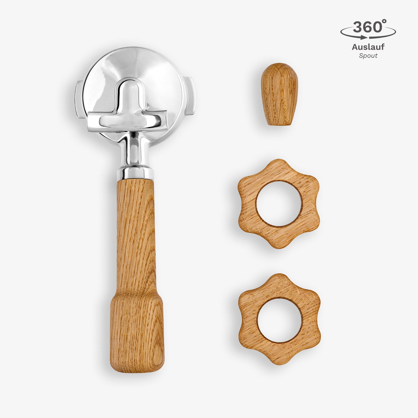 Griffset classic Drehräder universal 4-tlg.