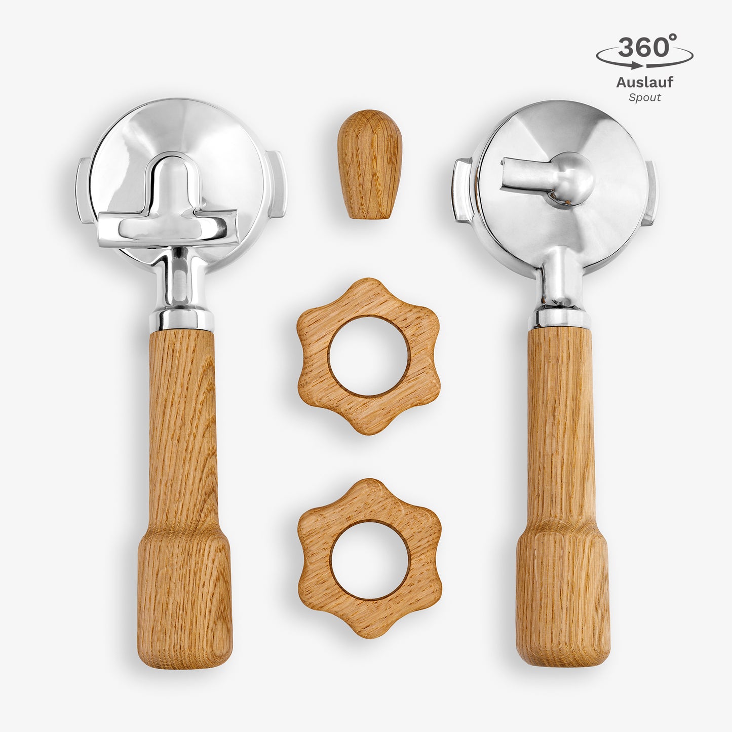 Griffset classic Drehräder universal 5-tlg.