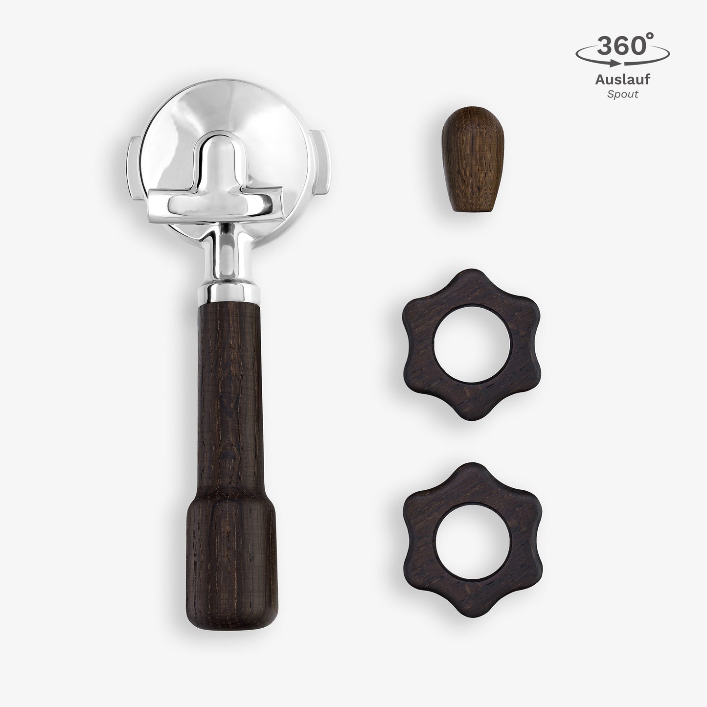 Griffset classic Drehräder universal 4-tlg.