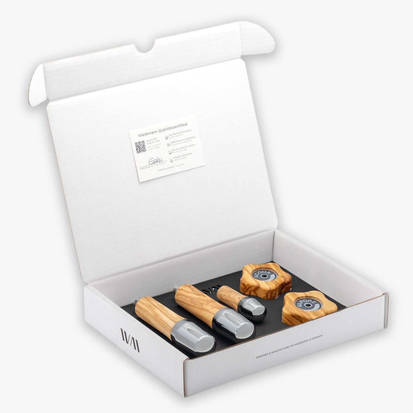 Griffset elegant für ECM mit Drehrädern