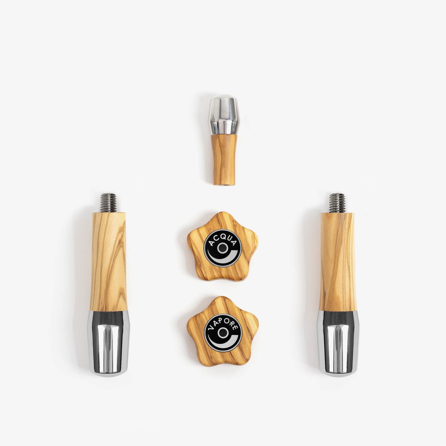 Griffset elegant für ECM mit Drehrädern