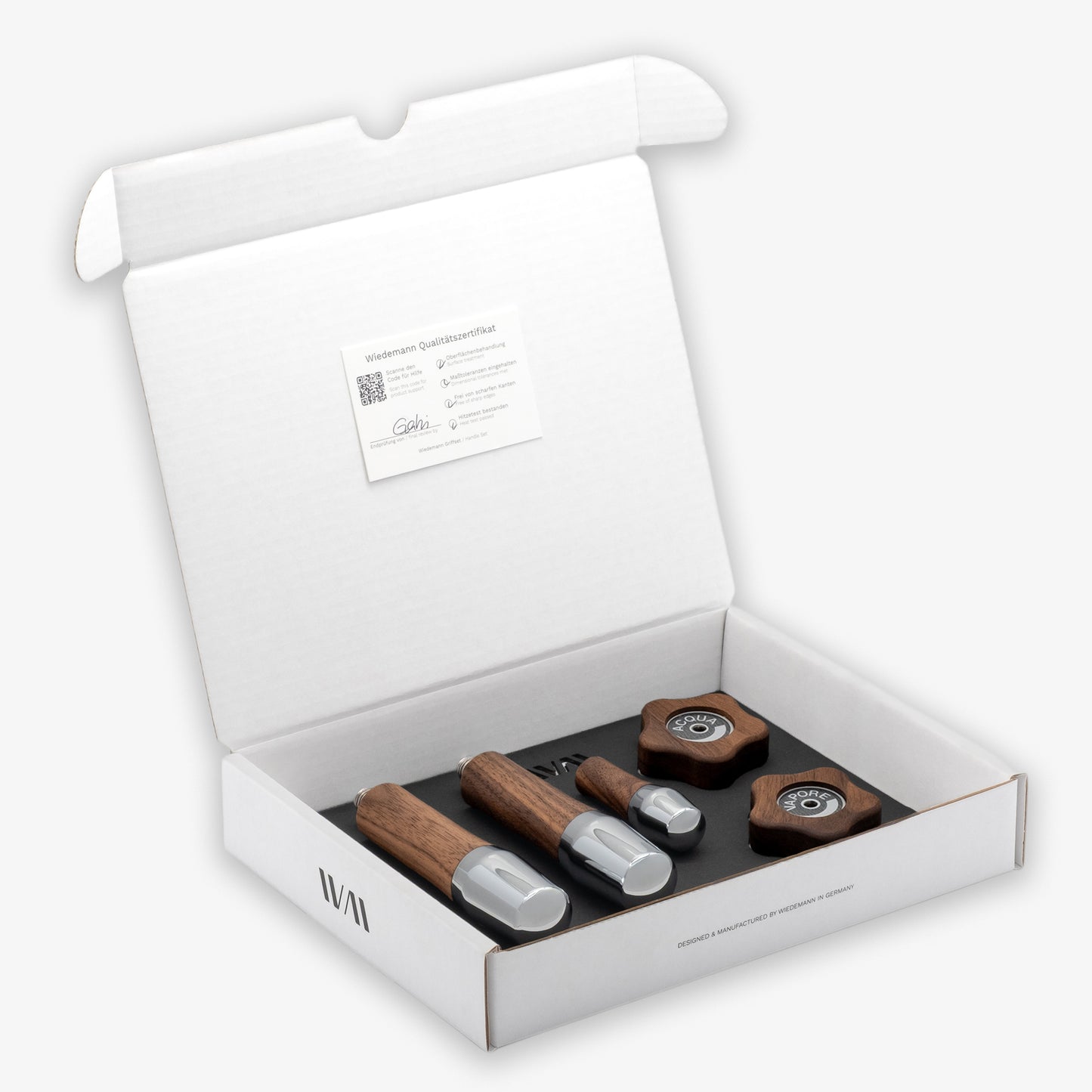 Griffset elegant für ECM mit Drehrädern