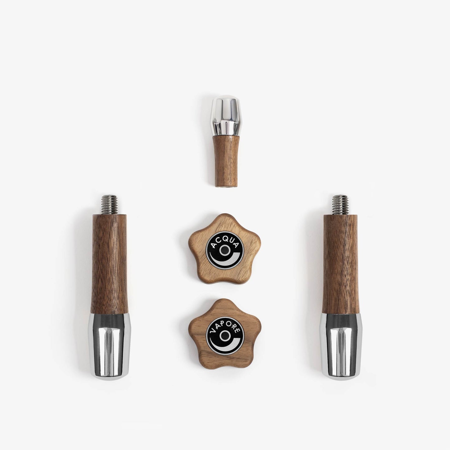 Griffset elegant für ECM mit Drehrädern