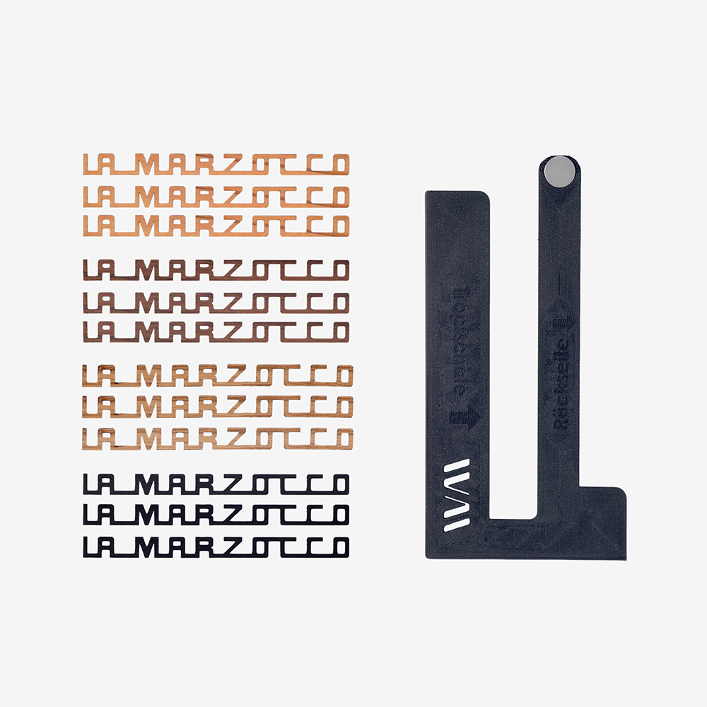 La Marzocco Holz-Schriftzug-Set - für LM Linea Mini