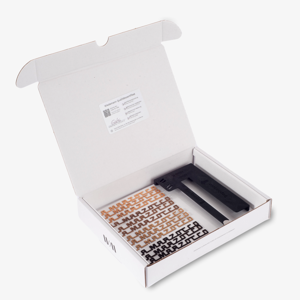 La Marzocco Holz-Schriftzug-Set - für LM Linea Mini R