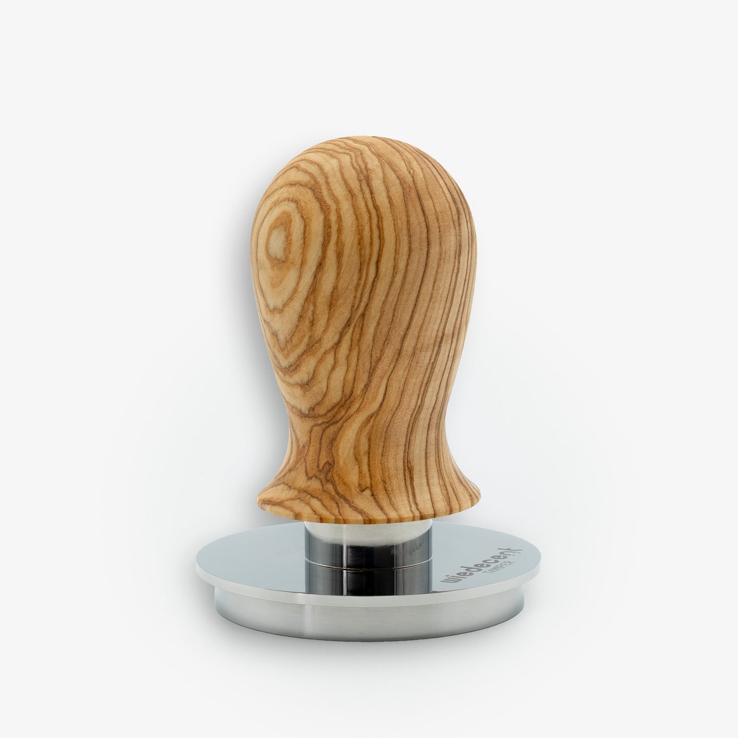Wiedecent Tamper 58mm mit Griff aus Olivenholz