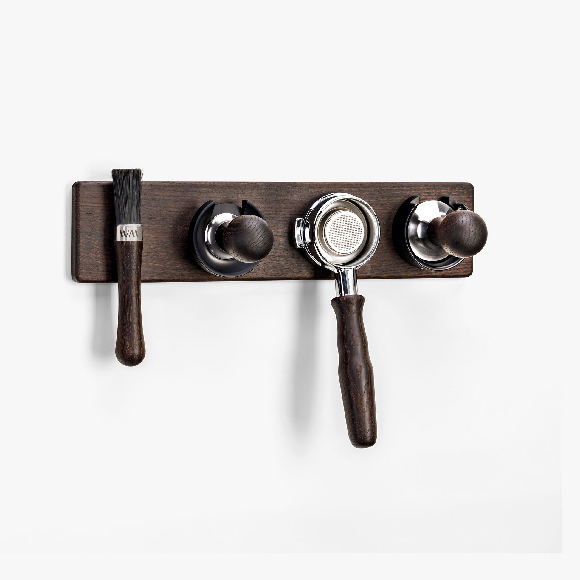 HangUp 4 Halterung aus Räuchereiche für Barista-Zubehör