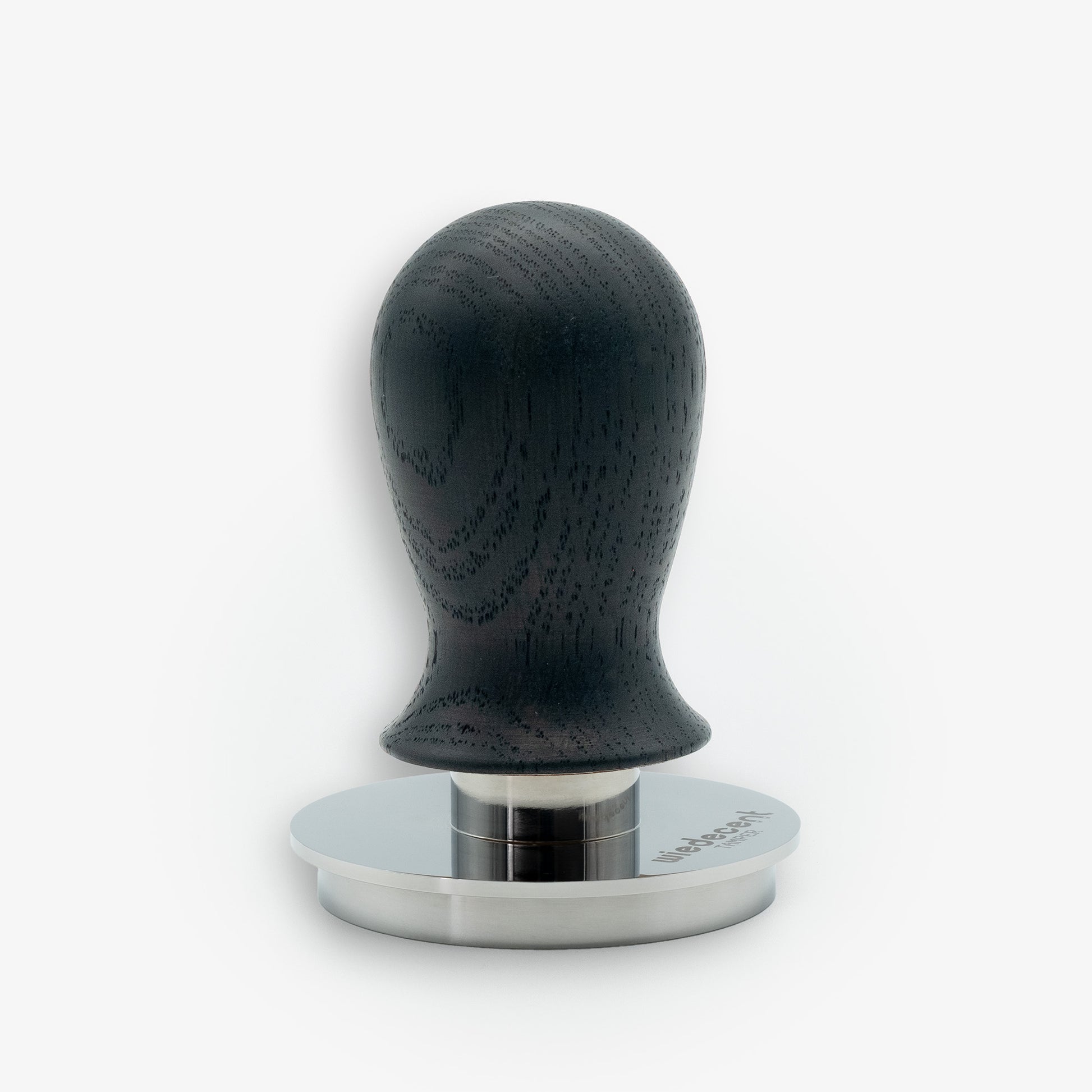 Wiedecent Tamper 58mm mit Griff aus Räuchereiche