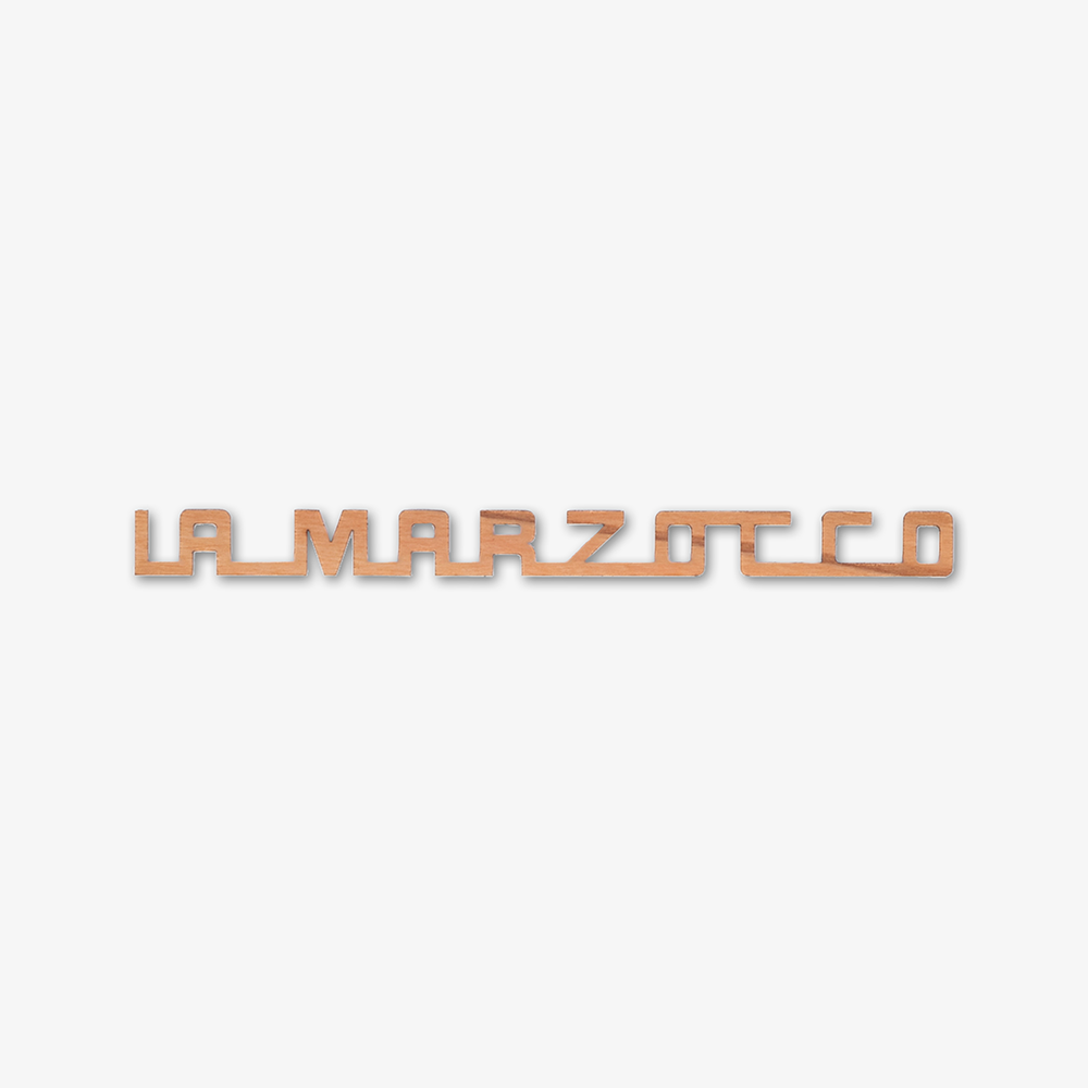 Echtholz-Schriftzug für La Marzocco Linea Mini & Mini R