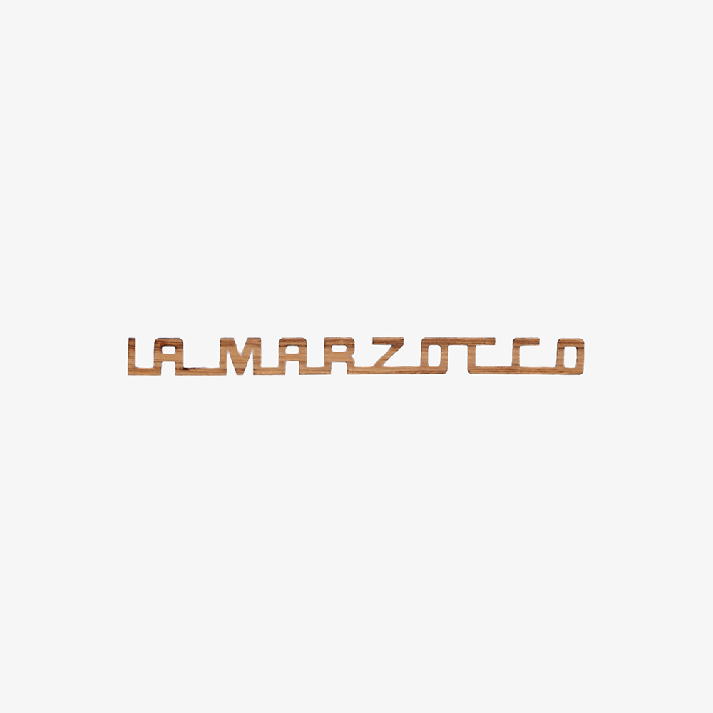 Echtholz-Schriftzug für La Marzocco Linea Micra