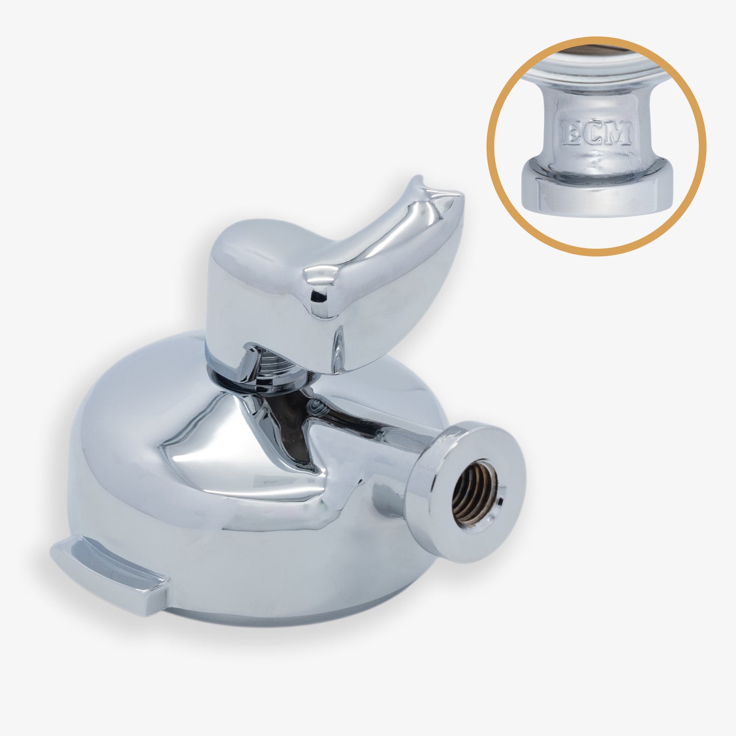 ECM Siebträgerkopf Chrom