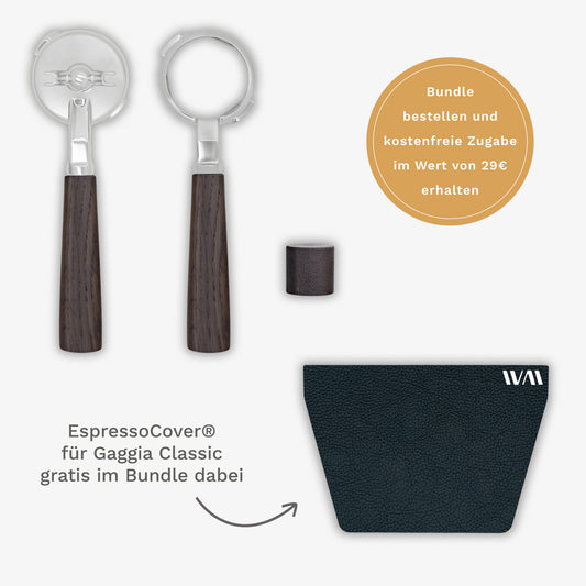 Gaggia Classic Komplett Bundle - Räuchereiche