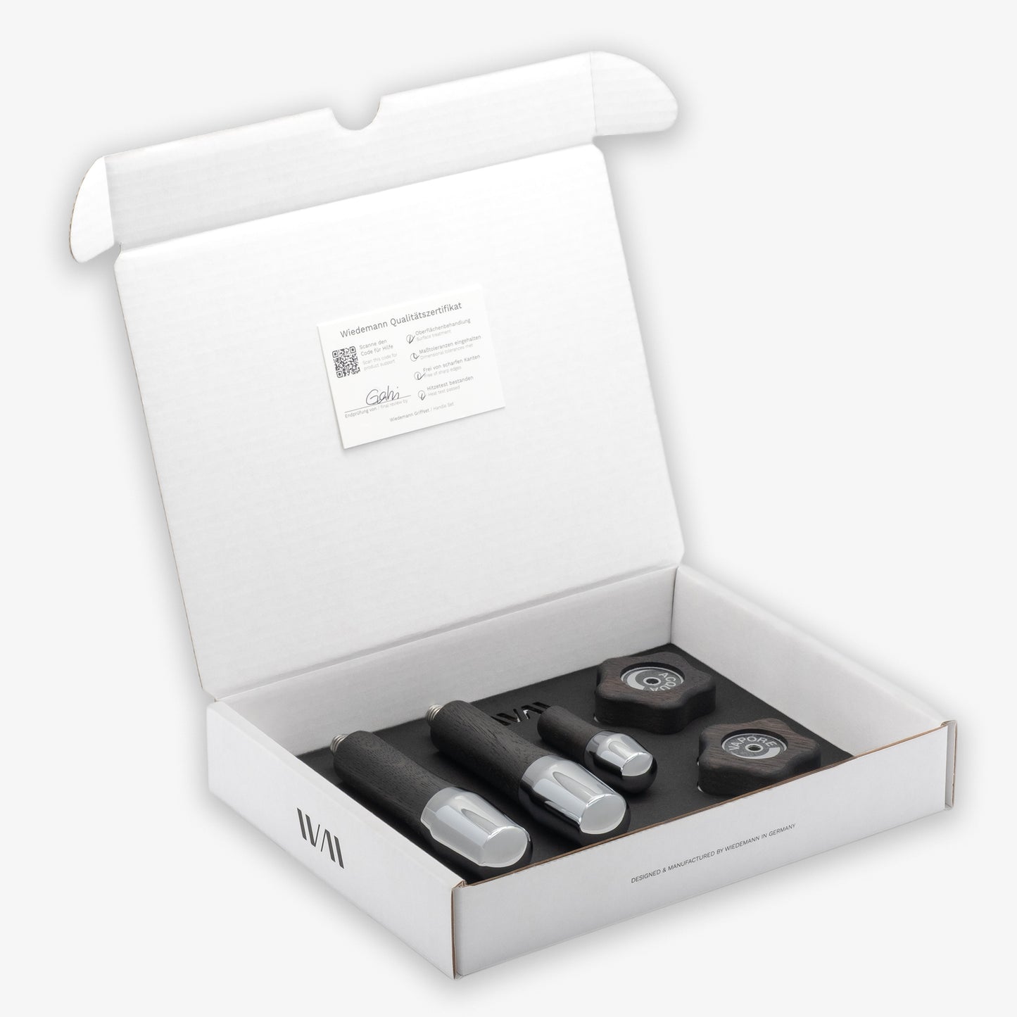 Griffset elegant für ECM mit Drehrädern