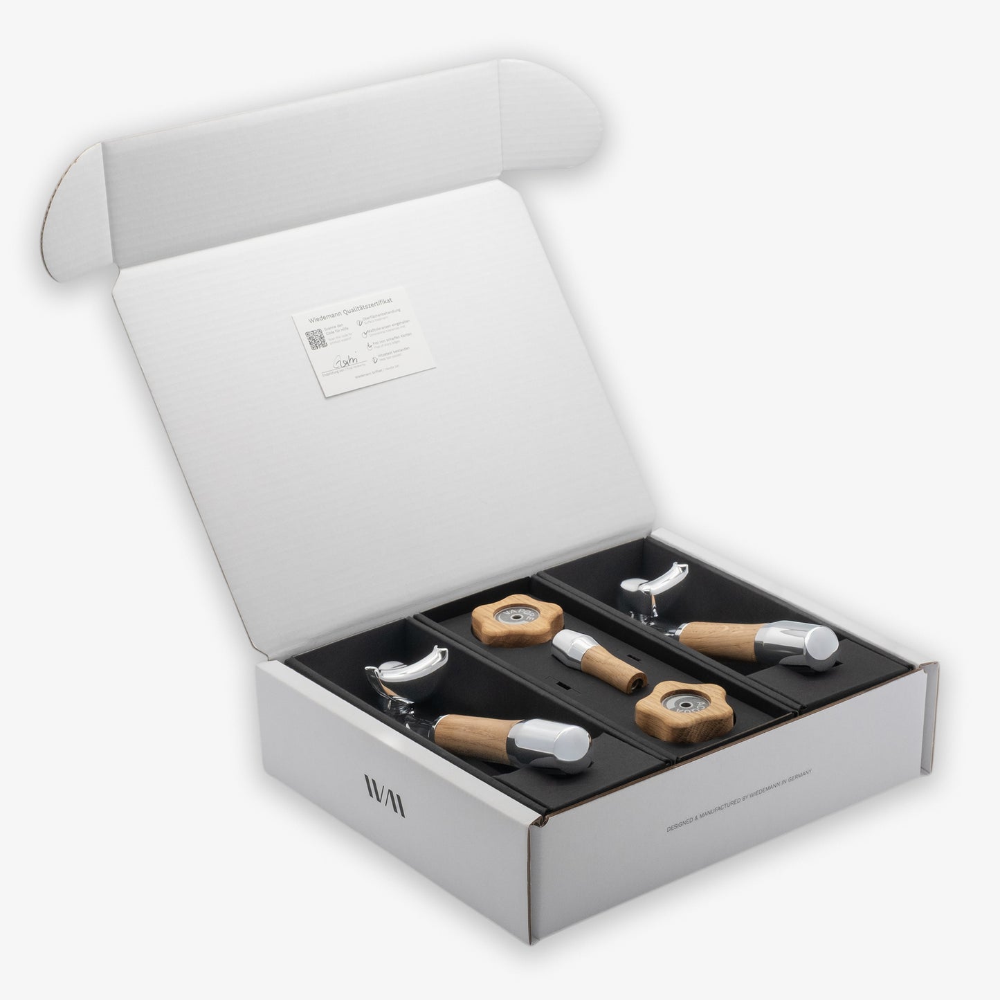 Griffset elegant für ECM mit Drehrädern