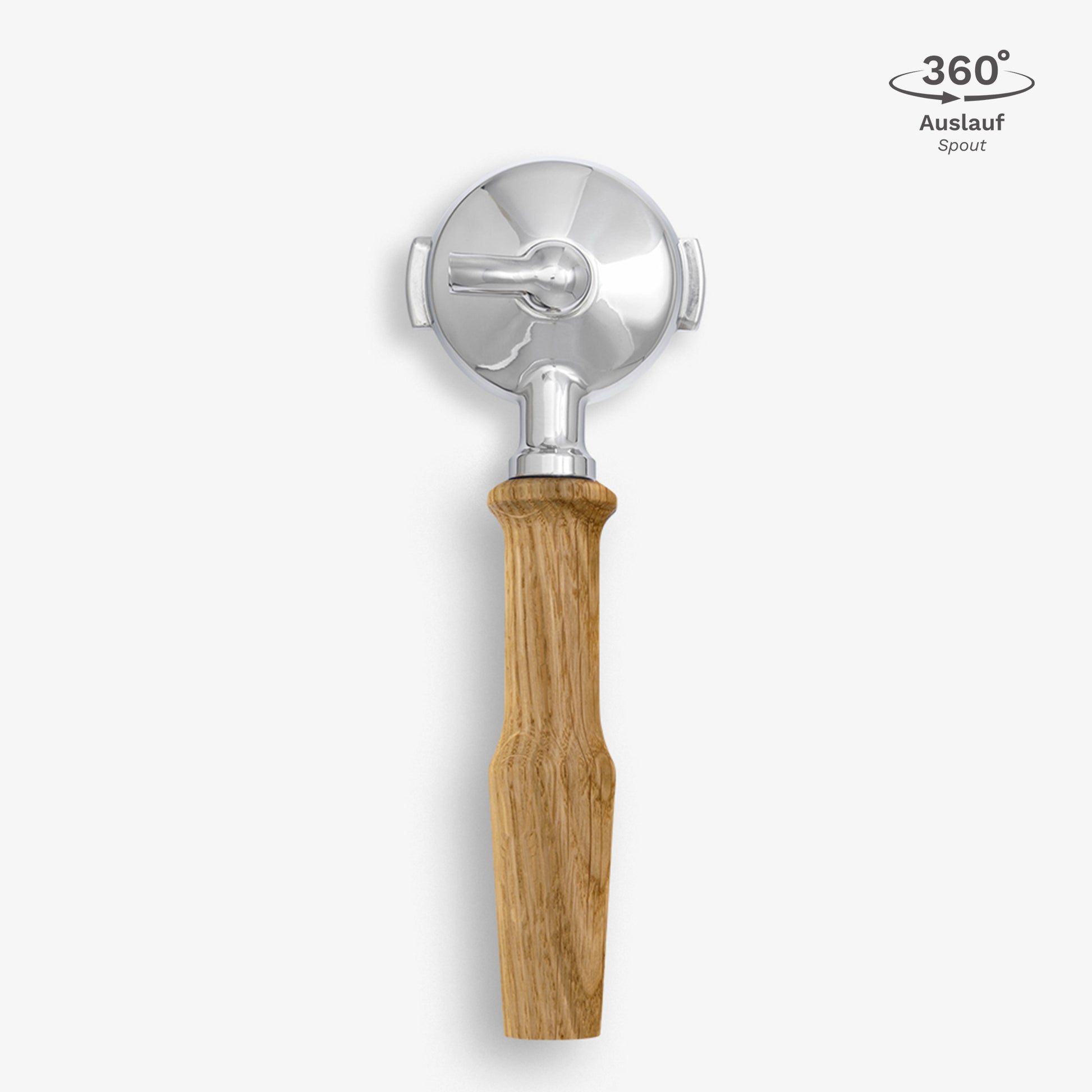 Siebträger Vibrant  Einzelauslauf Eiche