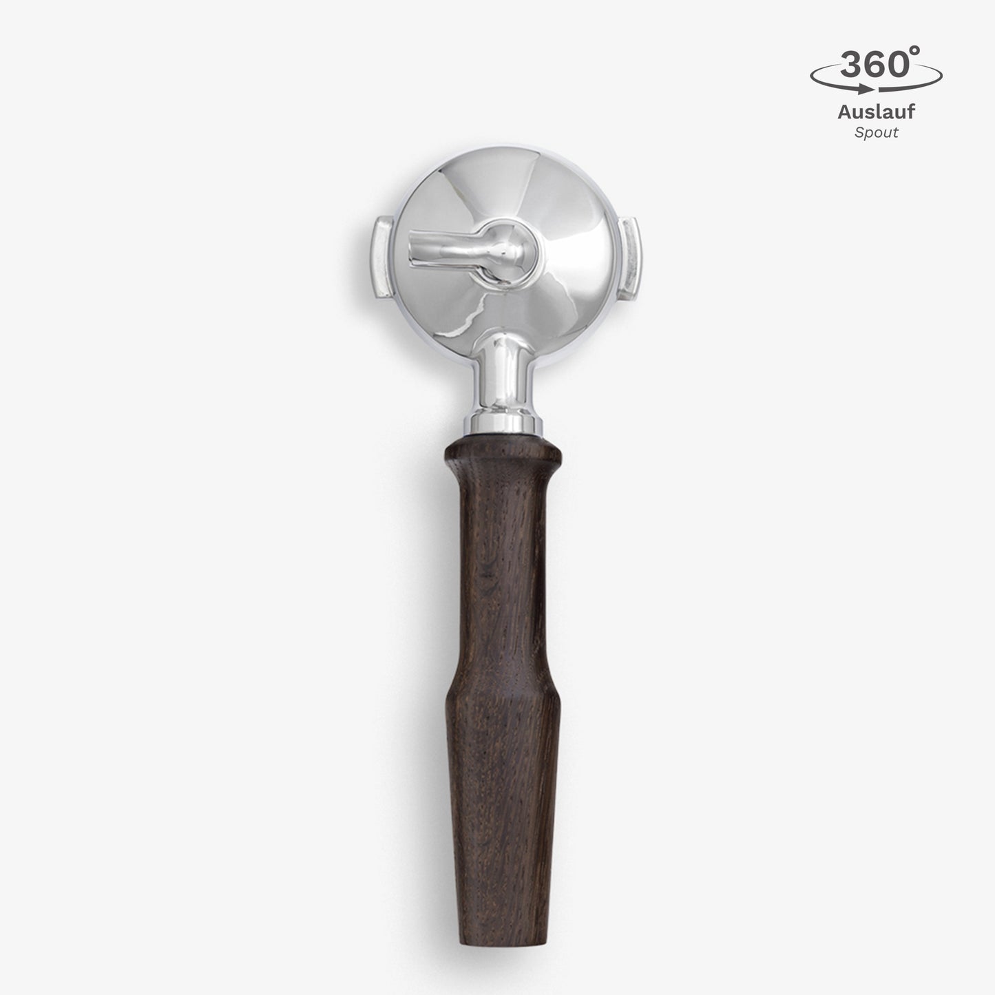 Siebträger Vibrant  Einzelauslauf Räuchereiche