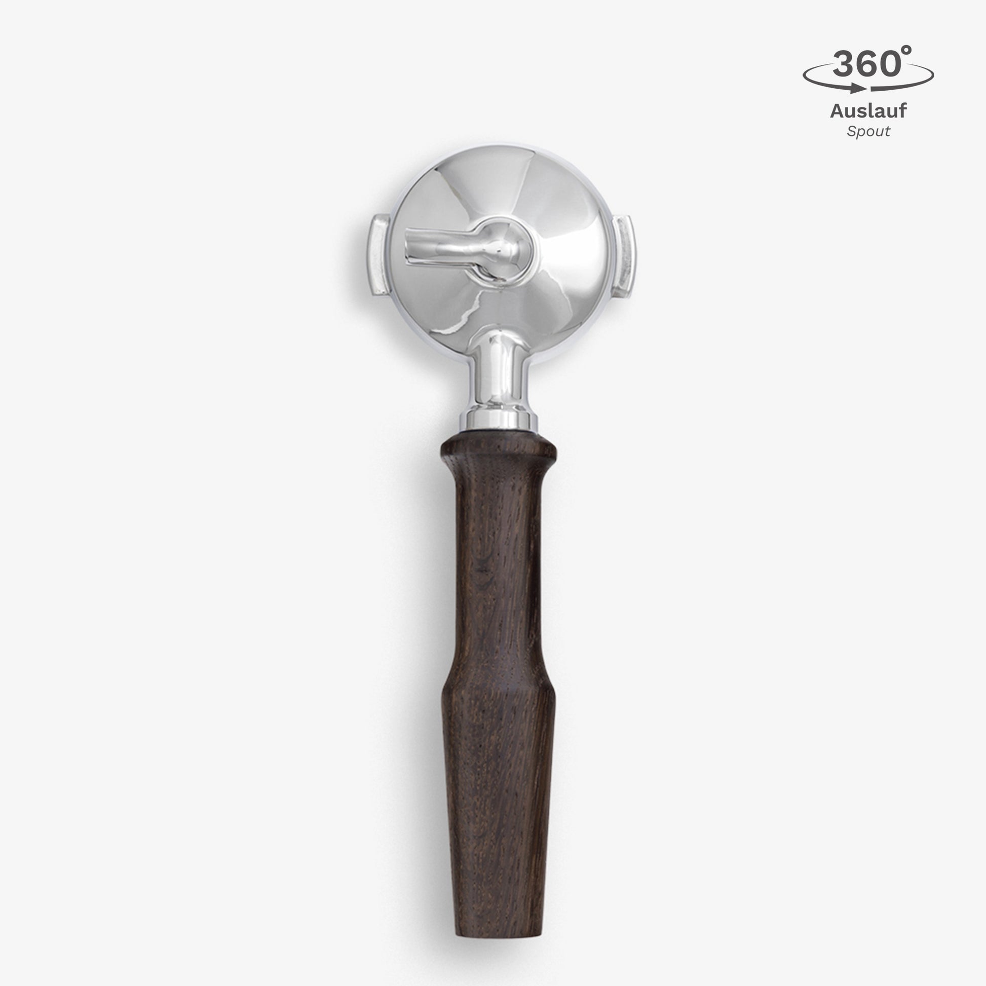 Siebträger Vibrant  Einzelauslauf Räuchereiche