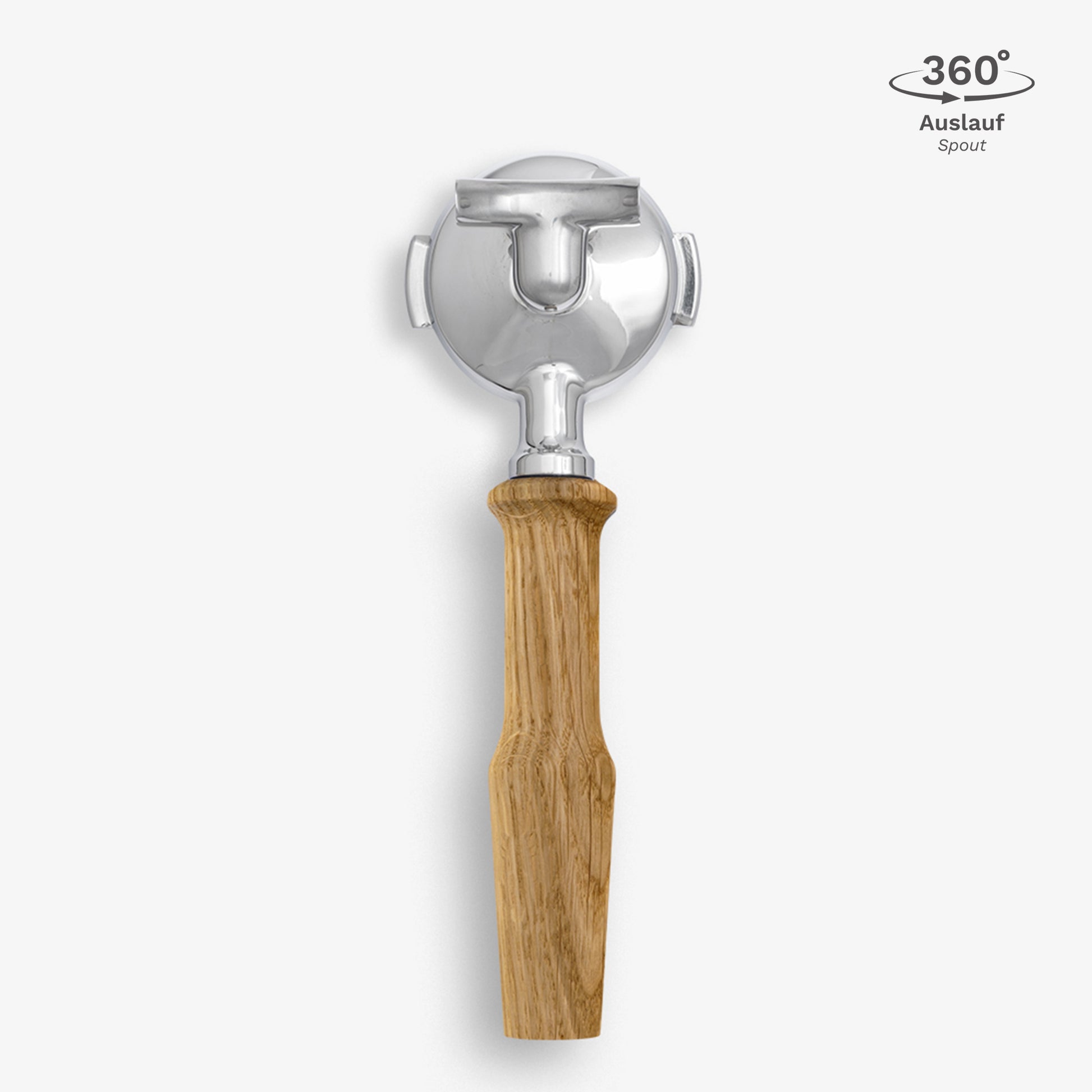 Siebträger Vibrant Zweierauslauf Eiche