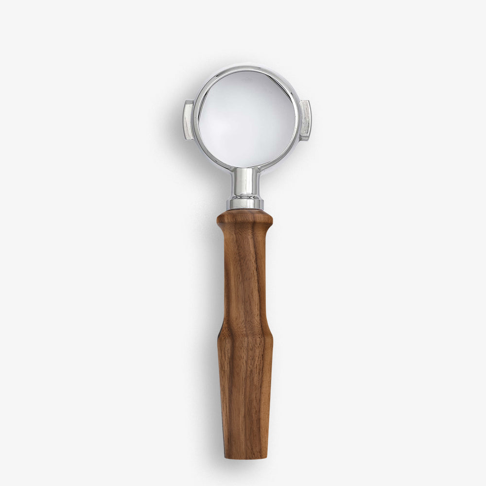 Siebträger Vibrant  Bodenlos Nussbaum