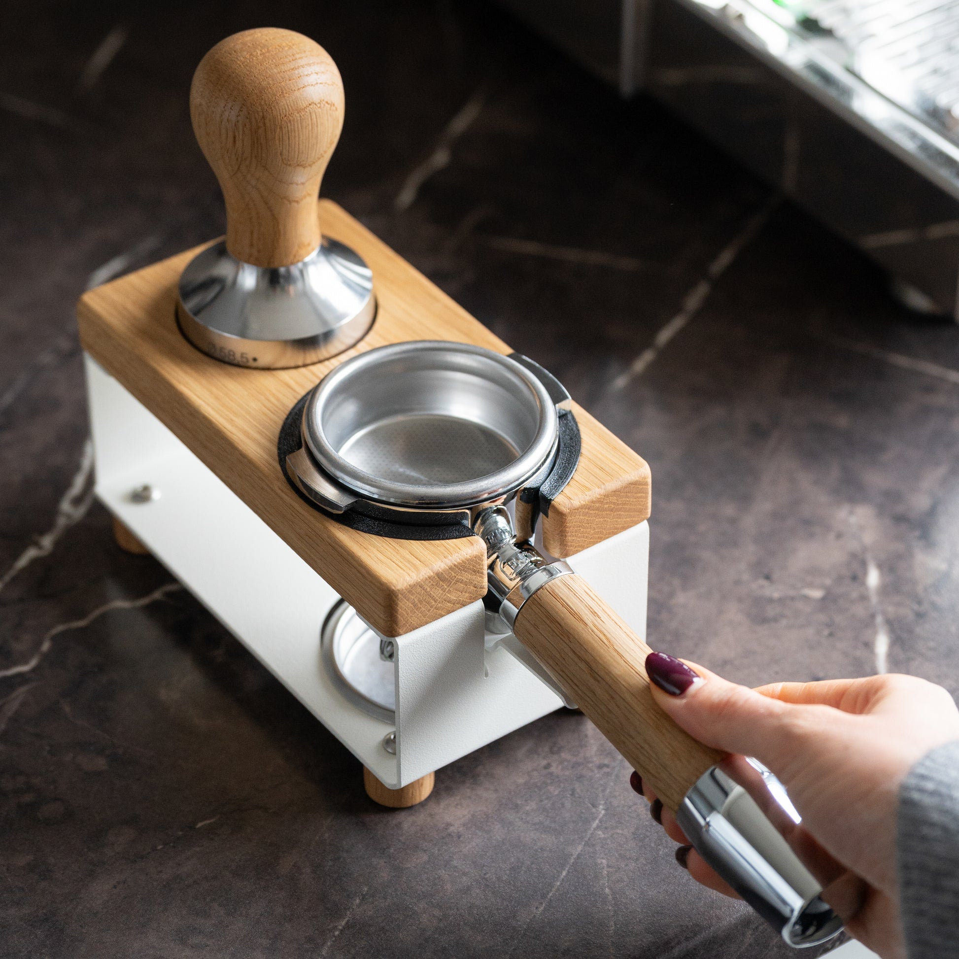 Tamperstation lang Eiche 
| wm_zubehörhinweis 