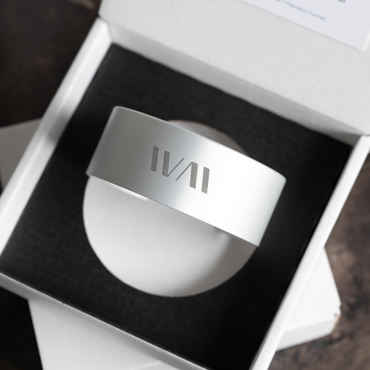 Präzisionstrichter 58 mm Silber für Eureka New Mignon in Verpackung