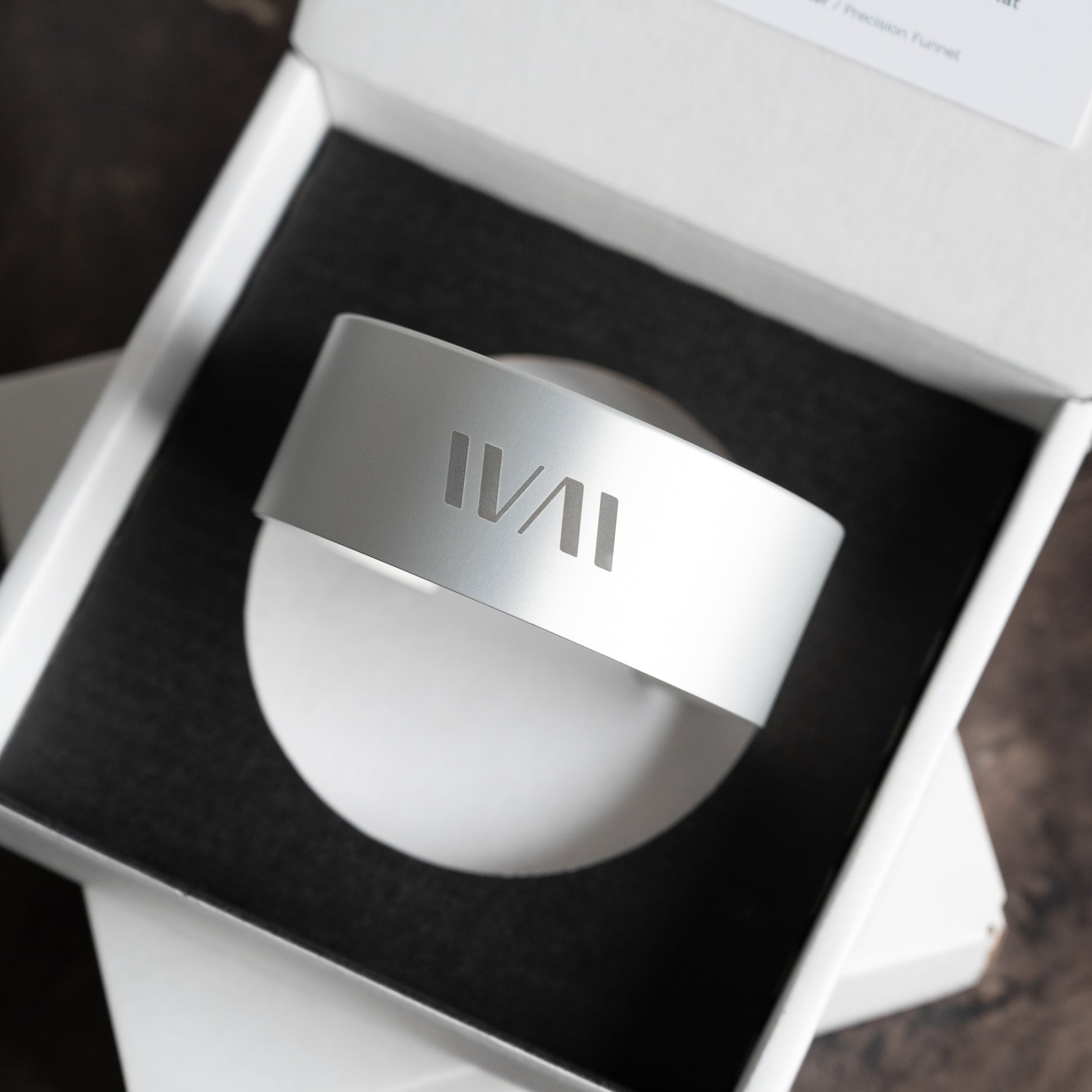 Präzisionstrichter 58 mm Silber für Eureka New Mignon in Verpackung